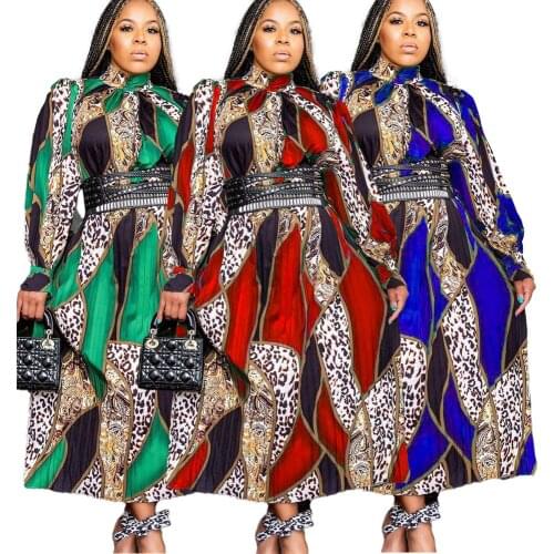 Летние платья с принтом SHIQIN China At AliExpress