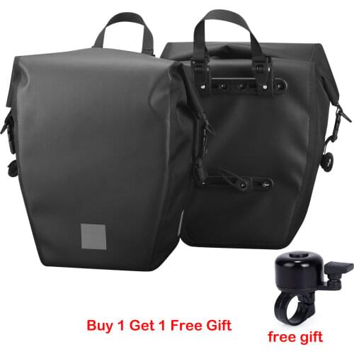 10L/20L Waterproof Cycling Trunk Bag Bicycle Rear Rack Bag MTB Mountain Bike Pannier Bag Travel Bag for Cycling