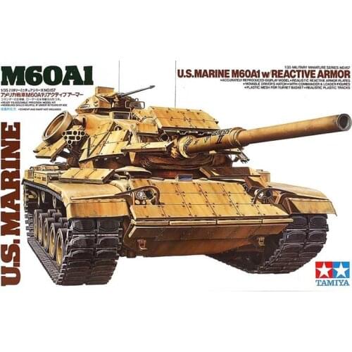 Tamiya 35157 1/35 U.S.Marine M60A1 Tank Assembly Model Building Kits Plastic