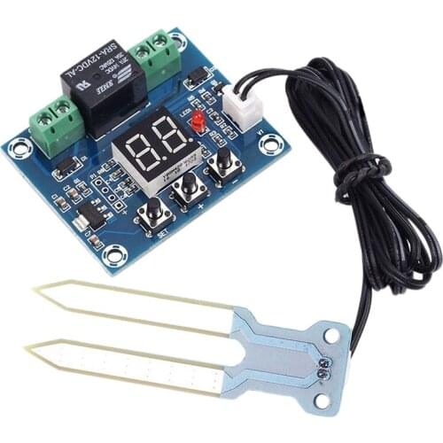 TOP XH-M214 Soil Moisture Controller Module 20-99%RH Automatic Control Irrigation Computer System Red Digital Display Module