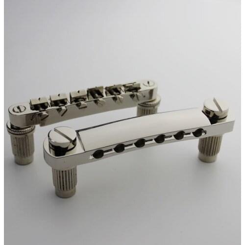 Tune-O-Matic Bridge Stop Bar Set for LP Ep Guitar Nickel color