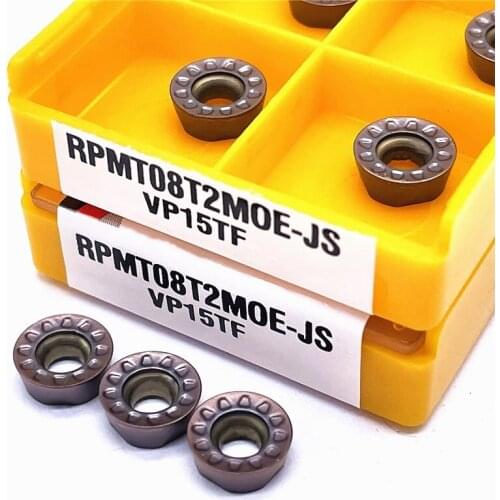 RPMT08T2MOE VP15TF Carbide inserts internal milling turning lathe tool milling cutter CNC lathe tools