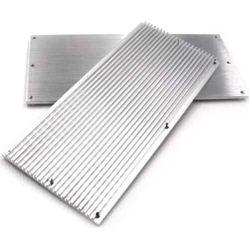 2pcs 220x100x8mm Rectangle LED Heatsink Aluminum Cooling Board Radiator for COB LED Light Bulb Heat Dissipation Radiating Panel