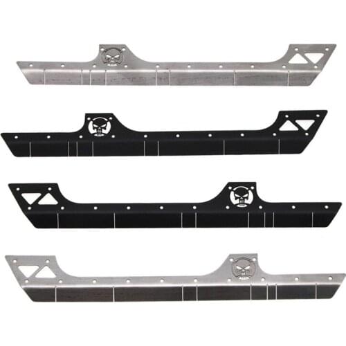 2pcs/set Metal Side Skirt Surround for SCX10 90046 90047 Simulation RC Crawler Toy Car 313 Wheelbase Buggy Accessories