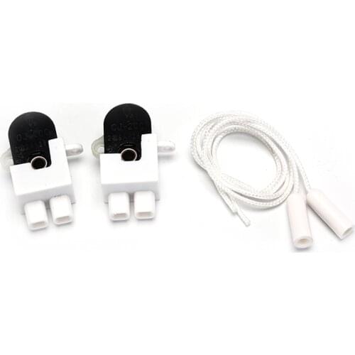 2pcs Mini Pull Cord Switch Wall Lamp Pull Wire Switch EU Standard Pull Chain Cord For Ceiling Lamp Switch Replacement Tool
