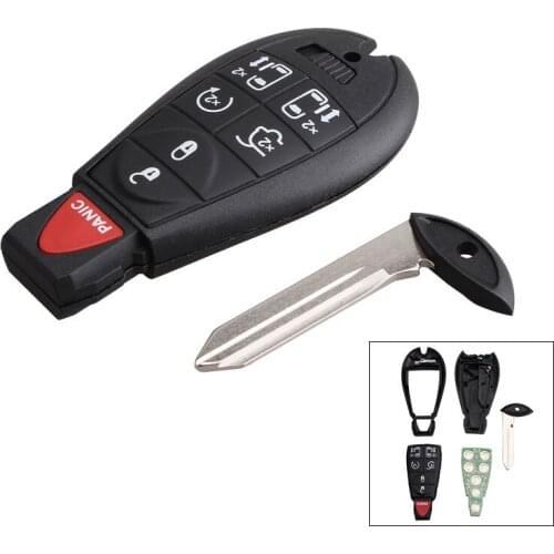 433Mhz 7 Buttons Car Key Fob Alarm Remote Replacement M3N5WY783X IYZ-C01C for Dodge Grand Caravan 2012-2008 /Chrysler