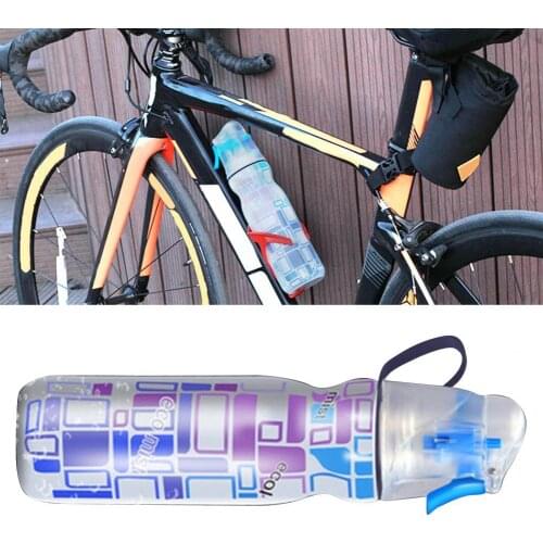 590ml Portable Cycling Spray Water Bottle Leak-proof Double-deck LDPE Misting Health Sport Cup Outdoor Camping Fitness Handy Cup