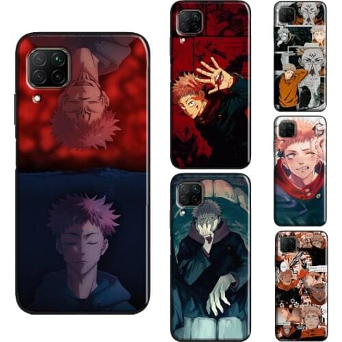 Itadori Yuji Jujutsu Kaisen Case For Huawei P30 Pro P20 P40 P Smart 2021 2019 Nova 5T Honor 10 Lite 8A 8X 9X 10i Cover