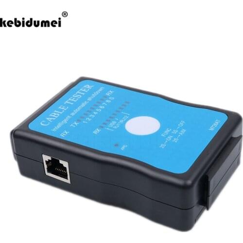 Kebidumei USB Cable Tester RJ45 RJ11 RJ12 LAN Network Cable Tester Network Ethernet CAT5 CAT5e Networking Tool Tracker Finder