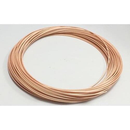 1meter RG316 RF Coaxial Cable High Temperature Brown Transparent OD 2.5mm