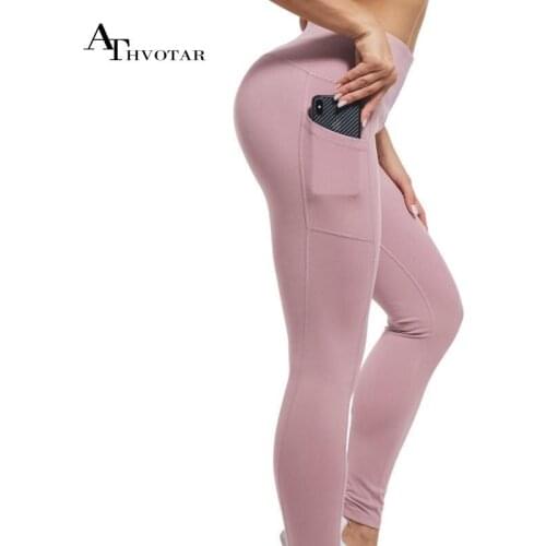 ATHVOTAR Summer Yoga Fitness Sport Leggings for Women Workout Outdoors Silm Yoga Pants Gym Tummy Control Sports Shorts