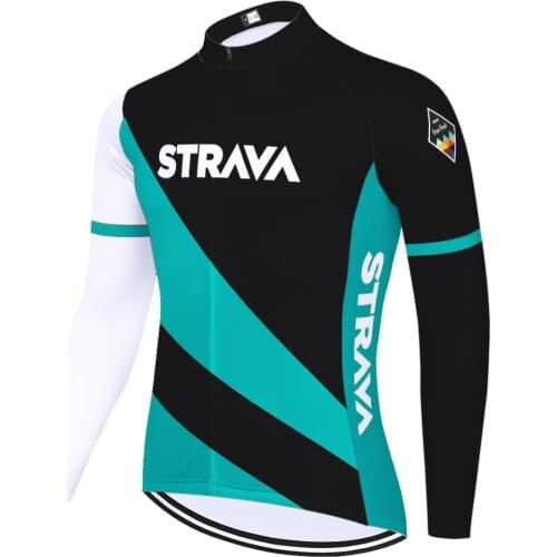 Summer spring quick dry Full Sleeves Cycling Jersey Wear Maillot Ropa Ciclismo STRAVA Bicycle Shirts men Bike Jersey Long