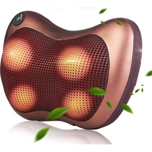 High quality and multifunctional hot plate car massager massage pillow neck lumbar leg massager Body massage instrument