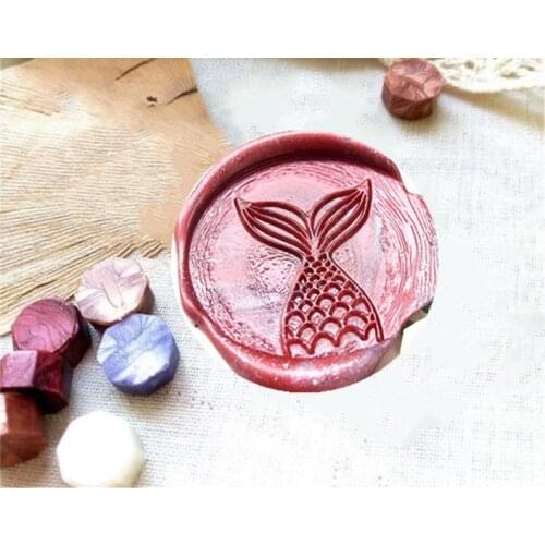 Meimaid Wax Seal Stamp -beautiful meimaid sealing wax Stamp Kit - Wedding invitation Wax Seal Stamp - wedding stamp wax seals ki
