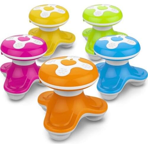 Mini Electric Handheld Vibrating Massager Neck Full Body Massage Tool for Women Men Relaxation