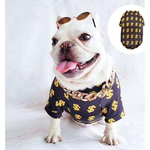 Trendy Puppy Clothes Summer Thin Dollar Style Teddy Clothes Suitable For Pets Corgi Bichon Small Dog Puppies