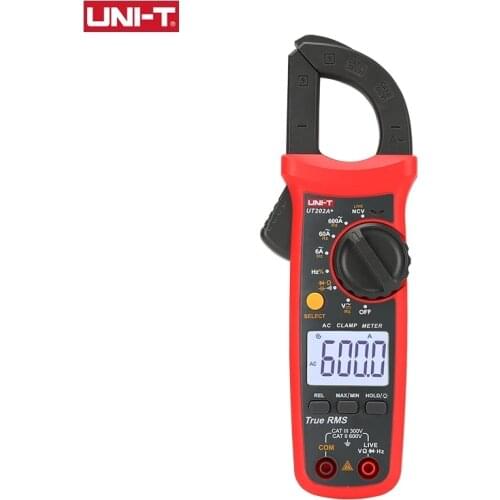 Multimeter Digital Clamp Meter UNI-T UT204+ High Precision 400-600A Automatic Range True RMS Intelligent Anti-Burn Protection
