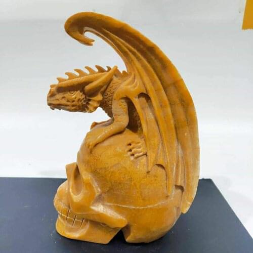 Wholesale Hand Carved Exquisite Beautiful Natural Dream Amethyst Crystal 2.5Inch Dragon Head For Derorations Or Gifts ZJP