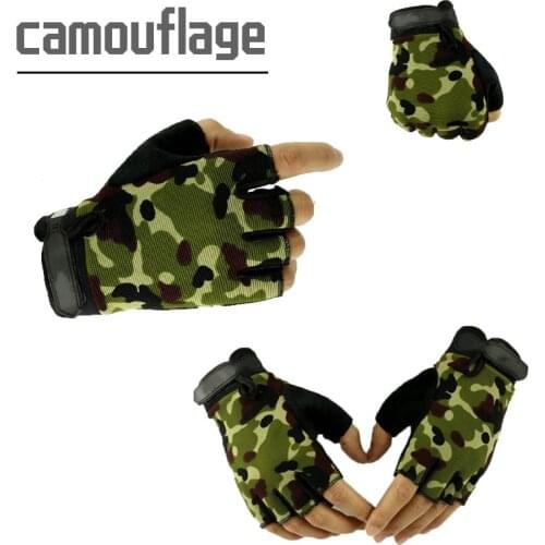 Men Tactical Antiskid Cycling Bike Gym Fitness Sports Half Finger Gloves New Road Bike Gloves Women Cycling Gloves Half Finger