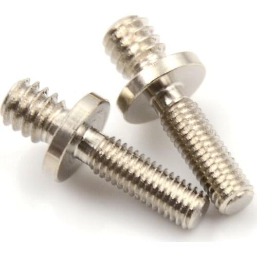 2pcs Long 1/4" Male Threaded To M5 Male Threaded Screw Adapter For Tripod Camera