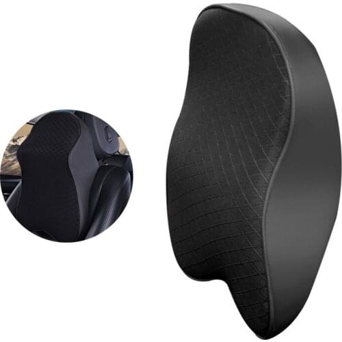 3D Car Neck Headrest Pillow Memory Foam Head Rest Adjustable Auto Headrest Pillow Neck Support Holder Car Styling Large Size