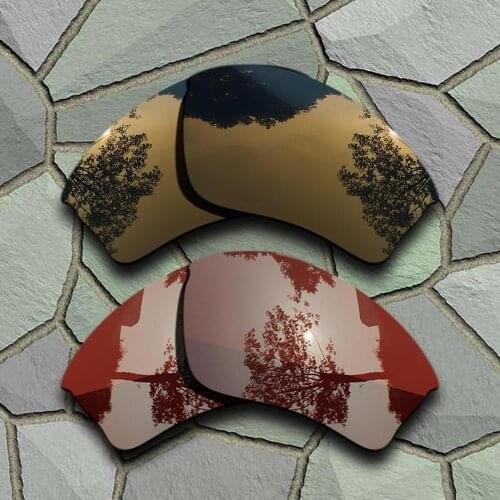 Bronze Copper&Bronze Brown Sunglasses Polarized Replacement Lenses for Oakley Half Jacket XLJ