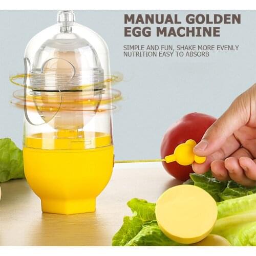 Manual Golden Egg Maker Puller Eggs Yolk White Mixer Shaker Inside The Shell Egg Cooker Tool Kitchen Gadgets