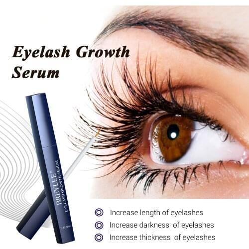 BREYLEE Eyelash Growth Serum New Style Eyelash Enhancer Eye Lash Treatment Liquid Longer Fuller Thicker Eyelash Extension Makeup