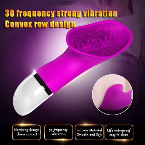Tongue Licking Vibrator 30 Speed Vagina Massage Oral G-Spot Pussy Clitoris Stimulator Female Masturbator Sex Toys for Women