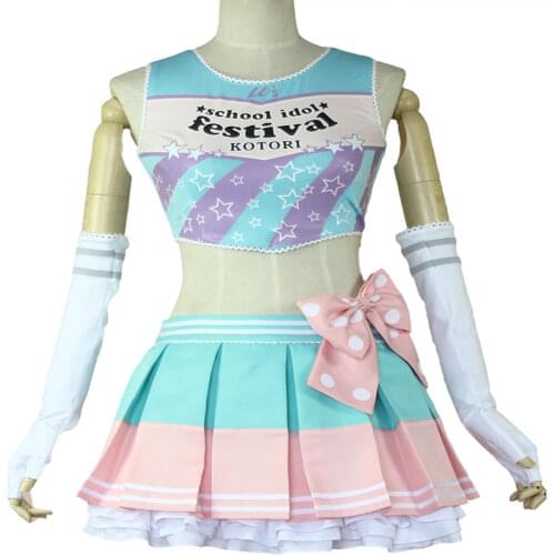 Japanese Anime Love Live Minami Kotori Cosplay Costume lovelive Lolita Cheerleading Uniforms
