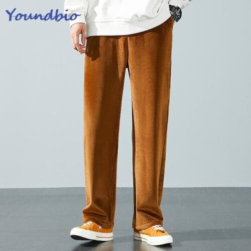 Мужские вельветовые брюки Youndbio China At AliExpress