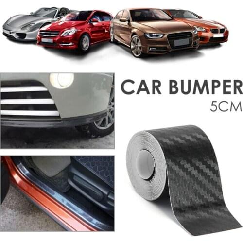 Protector Sill Scuff Cover Car Door Carbon Fiber Sticker Body Anti Scratch Strip Carbon Fiber Vinyl Film