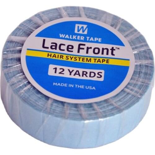 1.9cm*12yards Blue Lace Front Tape Double-sided Adhesive Tape for Hair Extension/Lace Wig/Toupee