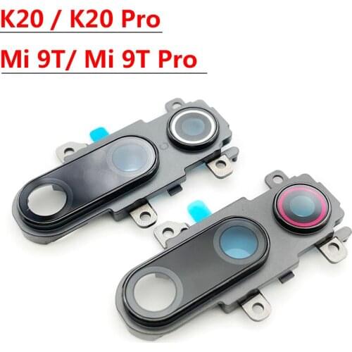 10Pcs/Lot, Back Rear Camera Glass Lens Circle Cover With Adhensive For Xiaomi Mi 9T / Mi 9T Pro / Redmi K20 / K20 Pro