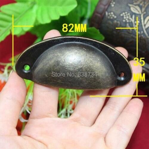 30PCS Steel Metal Kitchen Cabinets Furniture Wardrobe Medicine Classic Antique bronze Handle Vintage Drawer Knobs Pulls