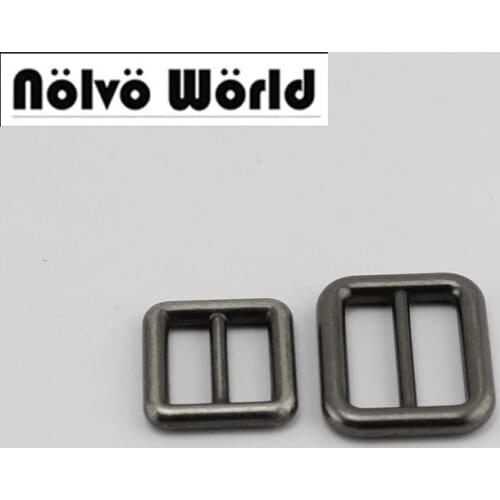 50pcs 10pcs Welded 19mm 25mm Belt Strap buckle purse adjusted buckle,Antique Bronze Slider DIY Bag Loop Metal Adjuster