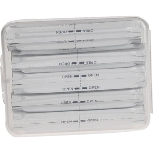 50Pcs/Box Wet Alcohol Cotton Swabs Double Head Cleaning Stick For IQOS 2.4 PLUS 3.0 LIL/LTN/HEETS/GLO Heater