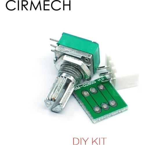 CIRMECH Potentiometer adaptor volume adjustor for single channel audio system R09 type used 2.54P in out