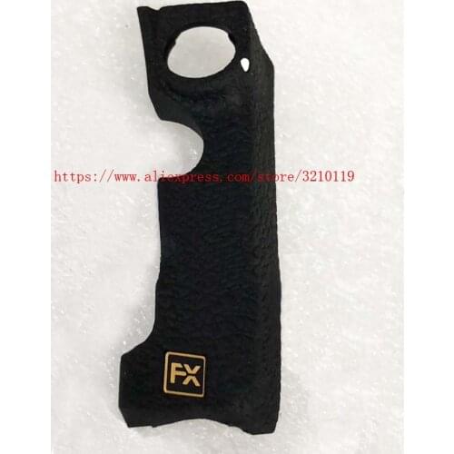 Free shipping Left side body rubber with logo "FX" repair parts for Nikon D810 D810a SLR