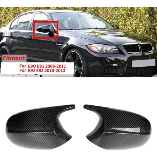 For BMW 1 3 Series E90 E91 E92 E93 E80 E81 E87 Car Side Wing Mirror Cover Rear-View Caps carbon fibre ABS high quality types