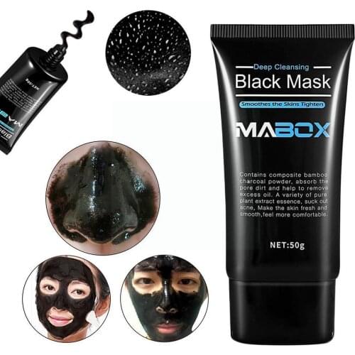 Deep Sea Mud Mask Blackhead Removal Mask Deep Cleansing Skin Stick Control Charcoal Treatment Peeling Care Bamboo Nasal Acn M3Y8