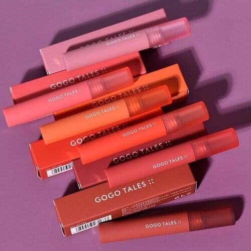 Gogo Tales Air Velvet Lip Glaze Matte Matte Matte Velvet Moisturizing Lipstick T1419