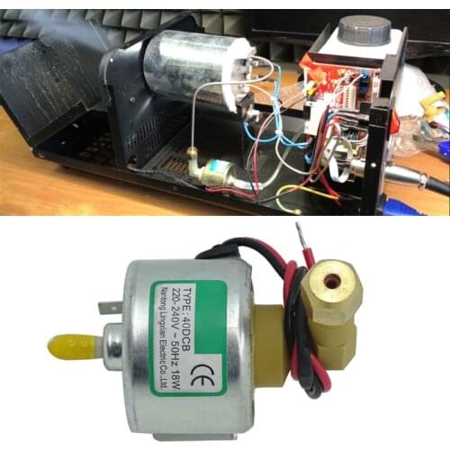 K1KA Small 18w 220v 40DCB Smoke Machine Oil Pump Steam Fogger Aspirator Water Spray Motor Parts for Fog Machines/snow Machine