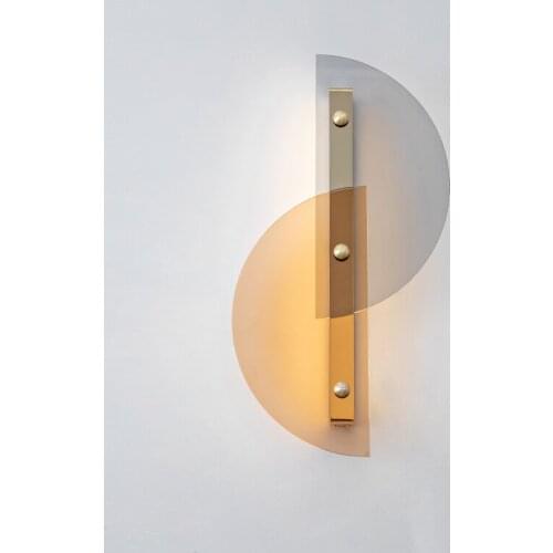 Loft luminaire lamp led corridor bedside dining room wall lights for home lampara pared