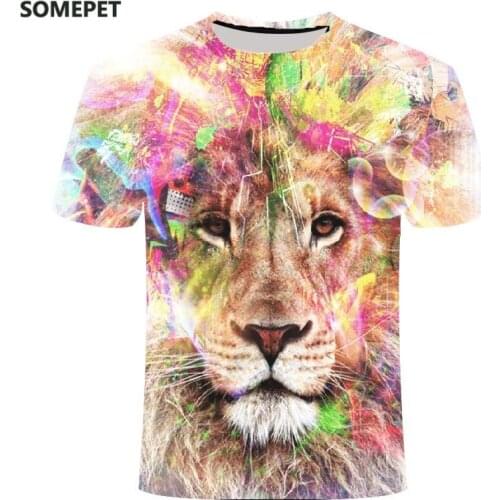 Summer new style mens and womens T-shirt short-sleeved T-shirt printing 3d T-shirt, casual hip-hop 3d printing T-shirt top