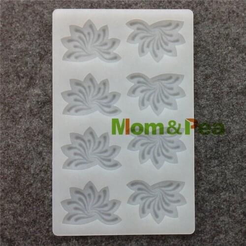 Mom&Pea CX095 High Quality Flower Shaped Silicone Mold Chocolate mold Cake Decoration