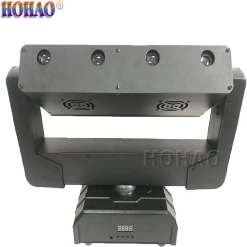 HOHAO 2021 New Disco Nightculb Dj Lighting Double 2x 8 Hole Laser Moving Head Light High-Brightness R/G/B RGB Colors Fast Ship