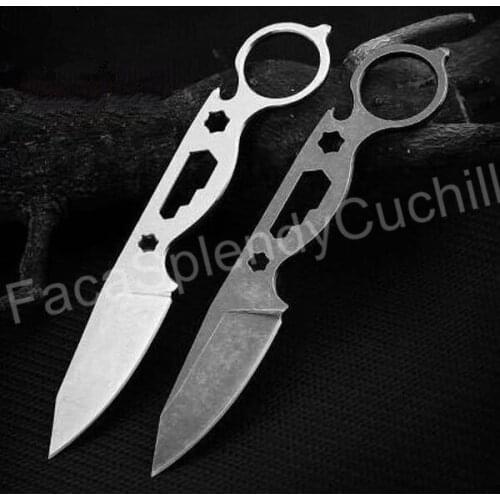 Bas Multi-function Straight Fixed Blade Knife 440C Blade Outdoor Tactical Rescue Pocket Hunting Fishing EDC Survival Tool Knives