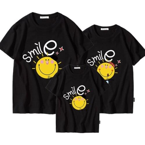Mommy and Daughter Matching Clothes Girl Cute Couple Clothes Boys Matching Family Outfits Tshirt Ropa Familia Clothes AE50FC