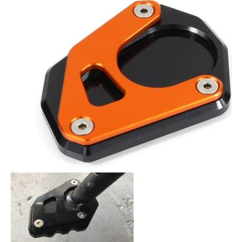 Fit For KTM 390 ADV Adventure 2020-2021 Kickstand Side Foot Stand Enlarger Extension Enlarger Pate Pad